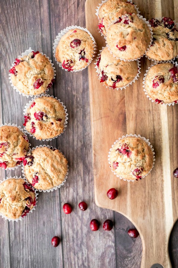 Cranberry Yogurt Muffins Ahead of Thyme