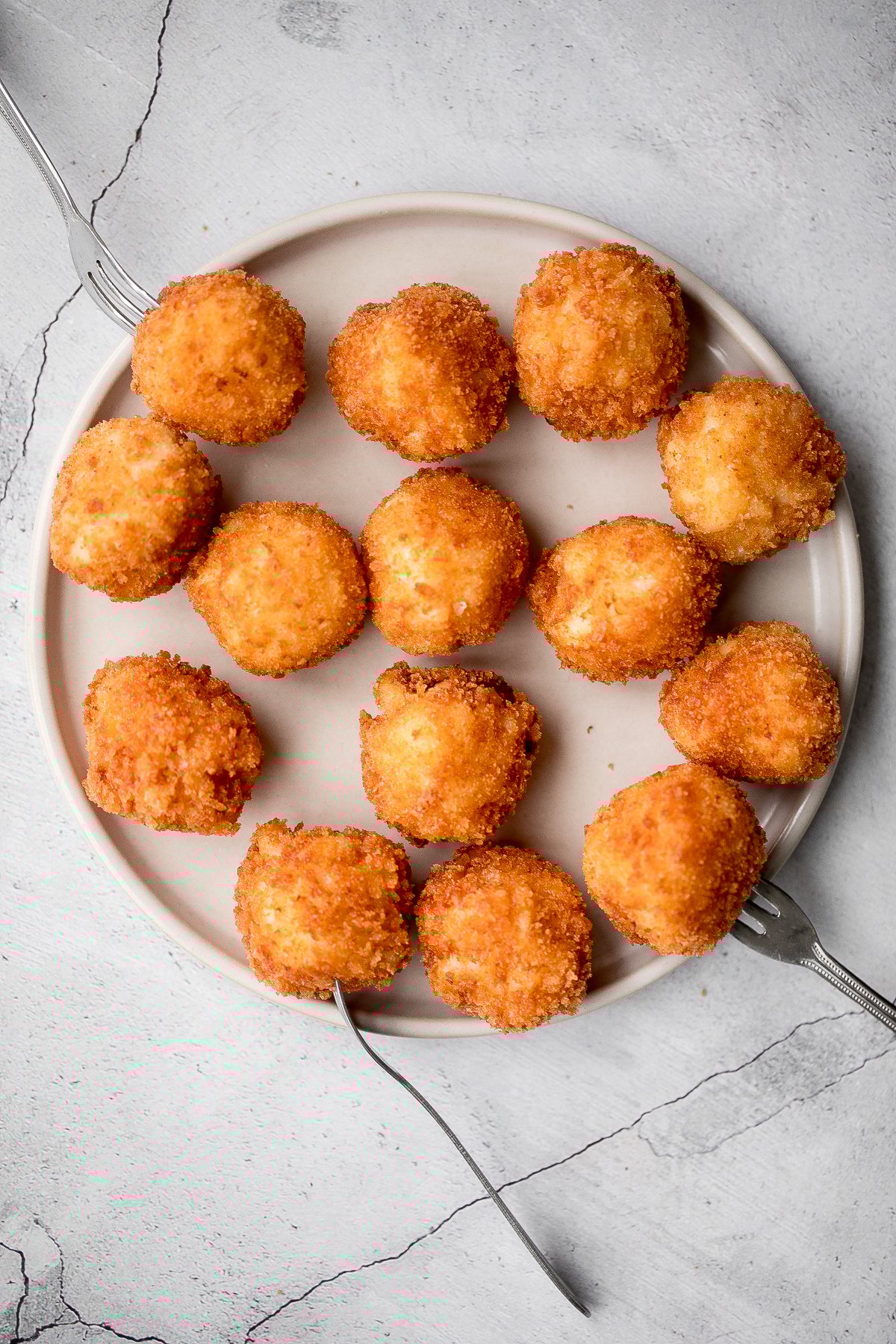 Fried Mac and Cheese Balls Ahead of Thyme