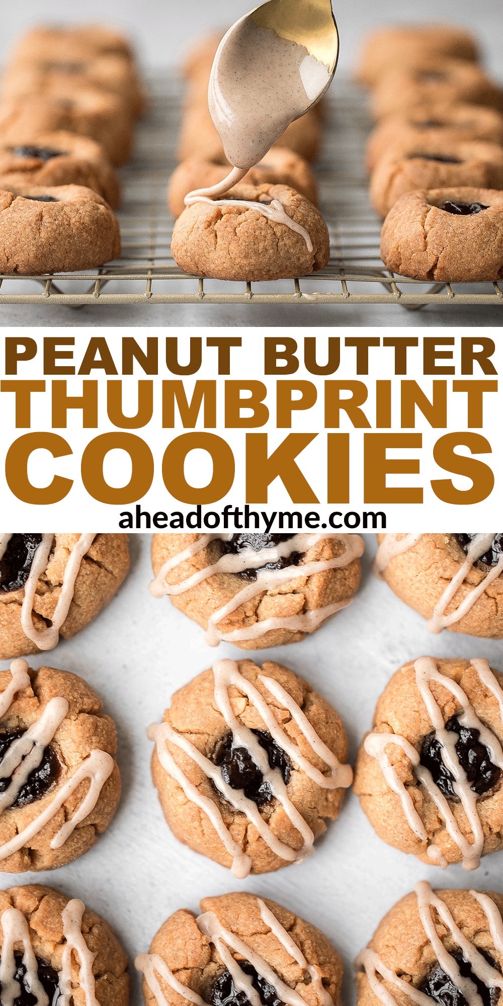 Peanut Butter Thumbprint Cookies