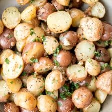 Roasted Garlic Parmesan Baby Potatoes-image