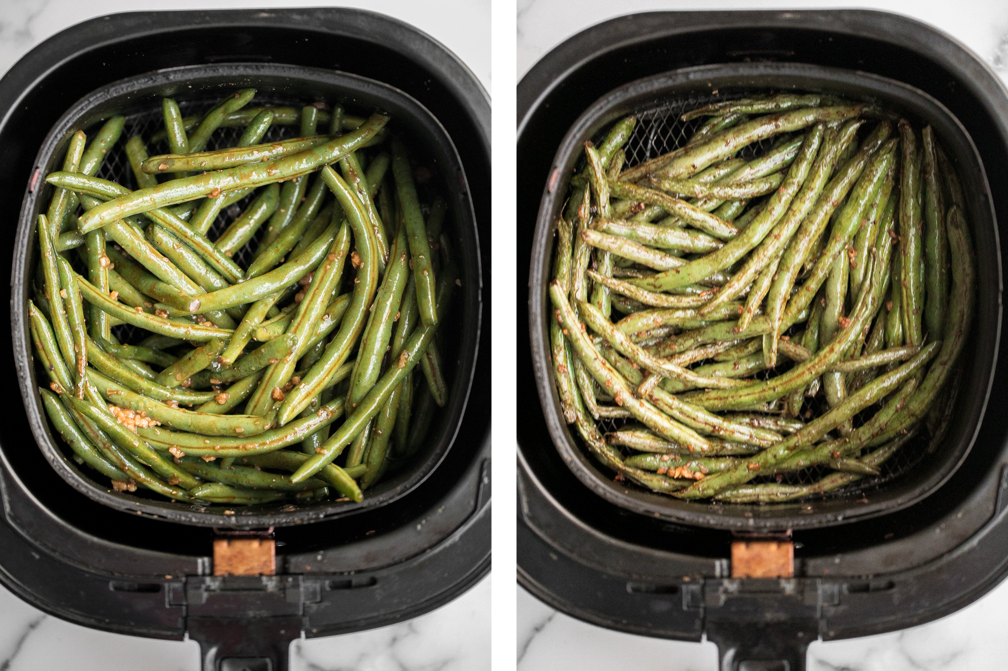 Roasted Garlic Green Beans (Air Fryer or Oven)