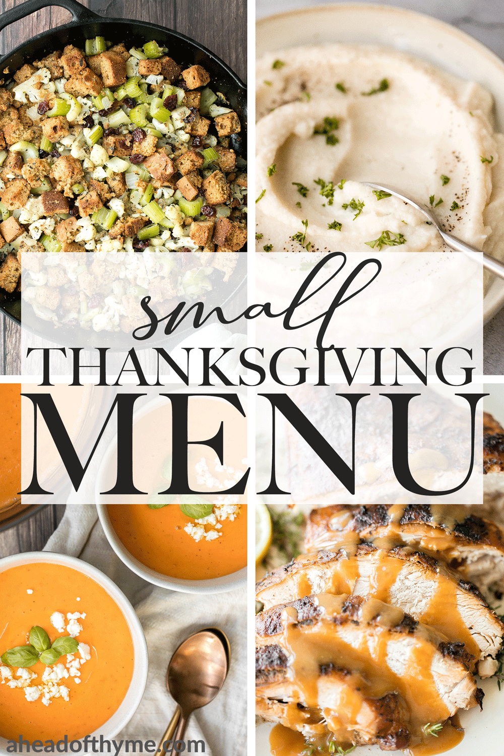 Small Thanksgiving Menu For Four