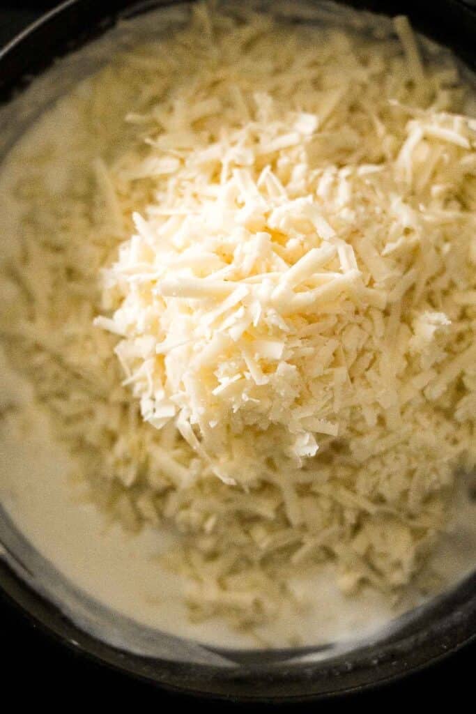 Quick and easy, creamy Stovetop Mac and Cheese with White Cheddar made in one pot and ready in 20 minutes with three cheeses for extra flavor. | aheadofthyme.com