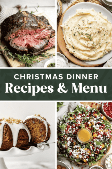 Plan your holiday meals with the best Christmas recipes and menu ideas, plus printable Christmas menus for easy holiday entertaining. | aheadofthyme.com