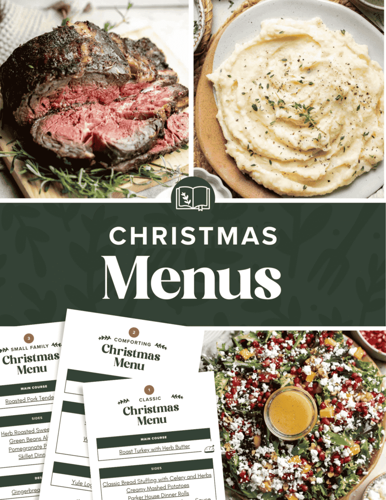 Plan your holiday meals with the best Christmas recipes and menu ideas, plus printable Christmas menus for easy holiday entertaining. | aheadofthyme.com