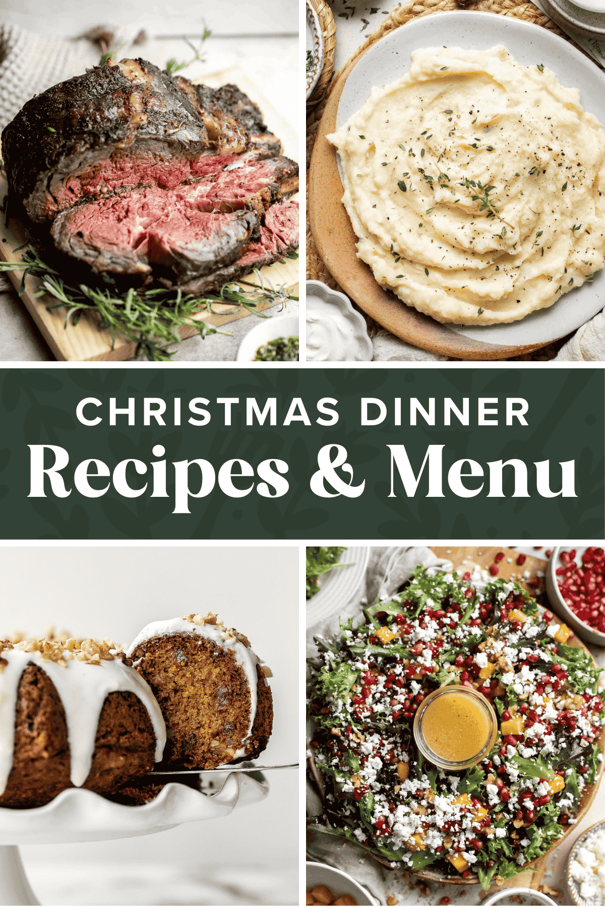 Plan your holiday meals with the best Christmas recipes and menu ideas, plus printable Christmas menus for easy holiday entertaining. | aheadofthyme.com