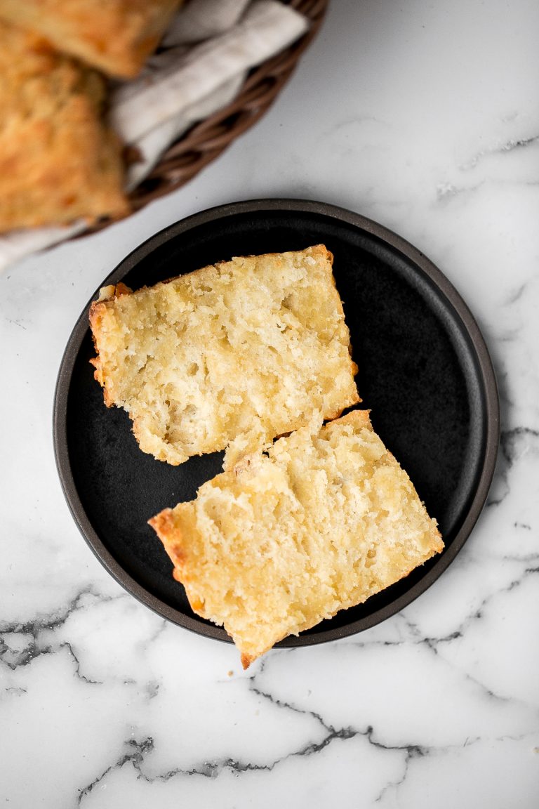 Cornmeal Cheddar Biscuits Ahead of Thyme