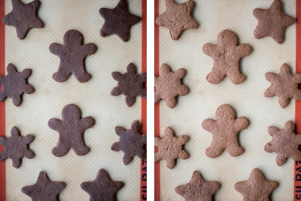 Classic gingerbread cookies with royal icing are soft and chewy in the centre but crisp on the edges. Add these festive cookies to your holiday baking list. | aheadofthyme.com