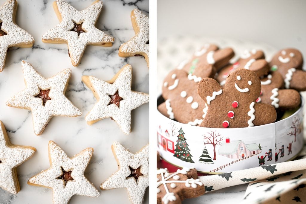 Complete how-to guide to make the best holiday cookie box with the top Christmas holiday cookies including recipes and tips. It's the best Christmas gift. | aheadofthyme.com