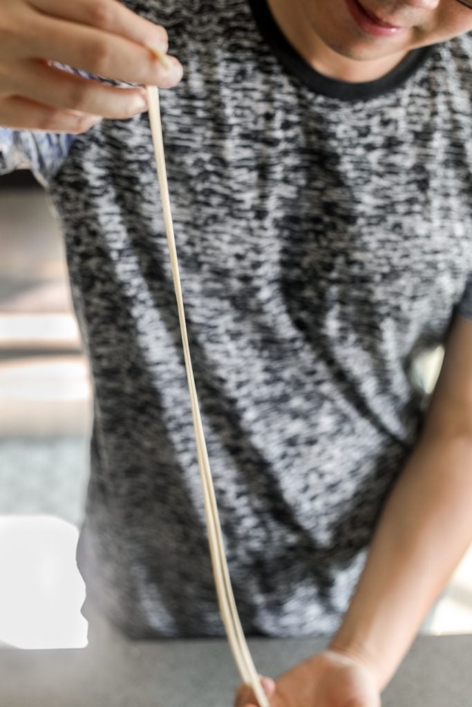 Hand-pulled noodles (la mian 拉面) are springy, chewy and delicious traditional homemade noodles that are rolled and stretched into long strips. | aheadofthyme.com