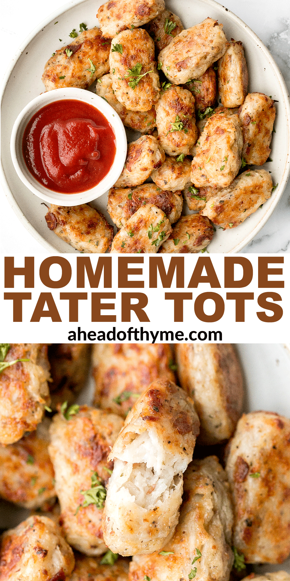 Homemade Tater Tots with Bacon