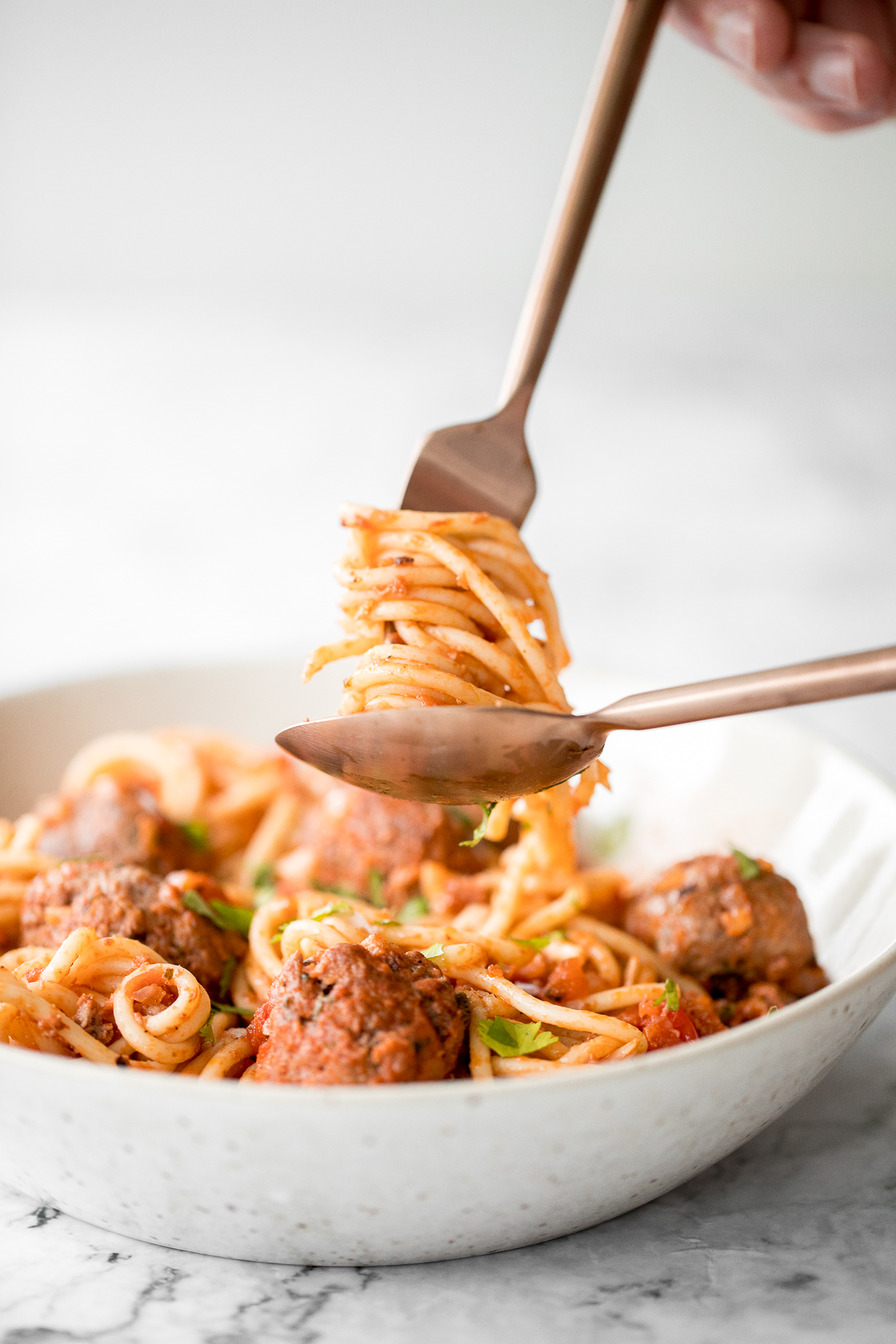 Spaghetti and Meatballs Ahead of Thyme