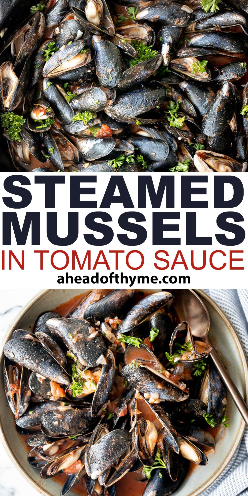 Steamed Mussels in Tomato Sauce