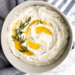 Light and airy, whipped ricotta dip is so easy to make in just 5 minutes with a few fresh ingredients including fresh herbs, olive oil, garlic, and honey. | aheadofthyme.com