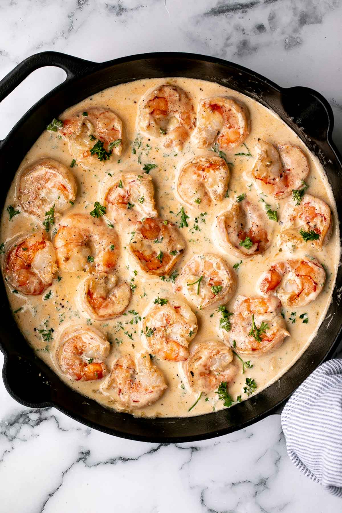 Creamy Garlic Shrimp Ahead Of Thyme