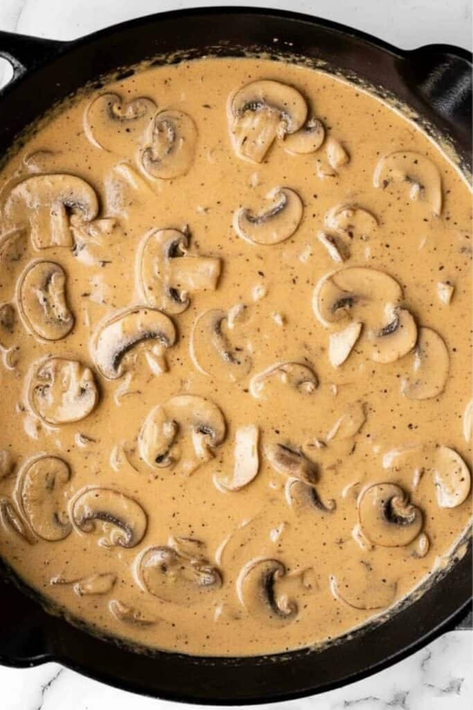 Easy Chicken Marsala is creamy, savory, and comforting. Juicy chicken in a silky, creamy mushroom marsala wine sauce ready in 30 minutes! | aheadofthyme.com