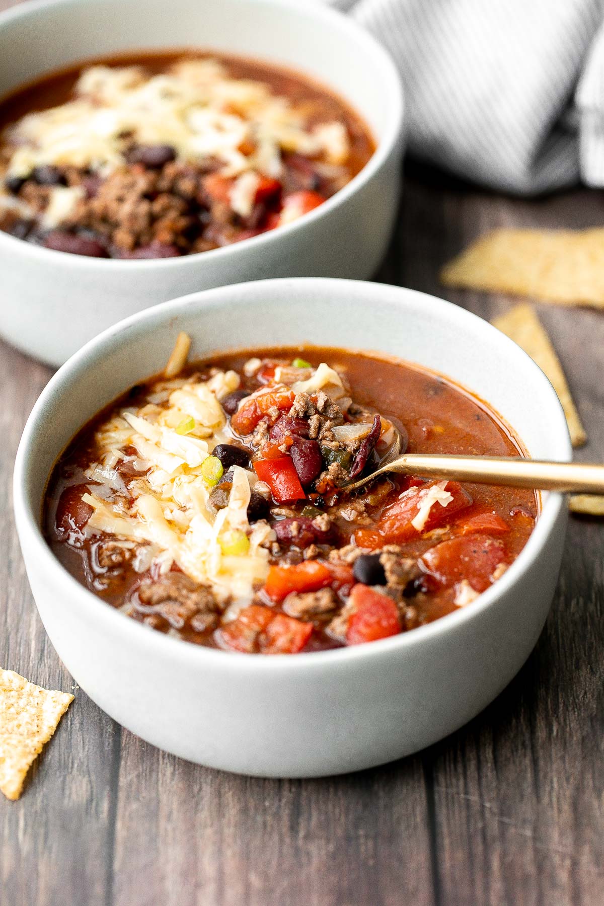 Slow Cooker Beef Chili - Ahead of Thyme