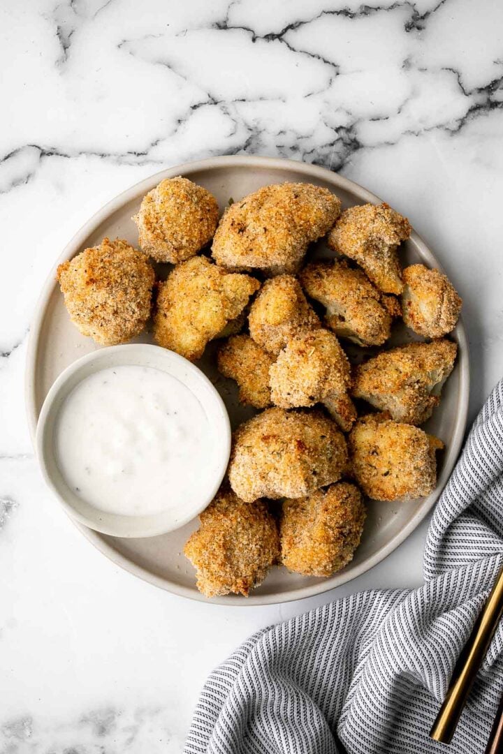 Baked Cauliflower Nuggets Ahead of Thyme