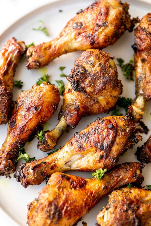 Baked Curried Chicken Drumsticks Ahead of Thyme