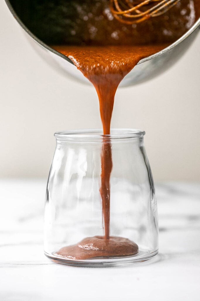 Easy homemade enchilada sauce requires just one pot, an assortment of flavourful spices, four simple steps, and less than 15 minutes to make. | aheadofthyme.com