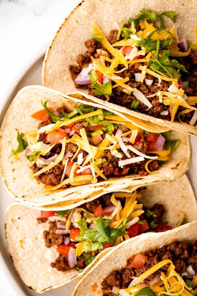 Mexican Ground Beef Tacos - Ahead of Thyme