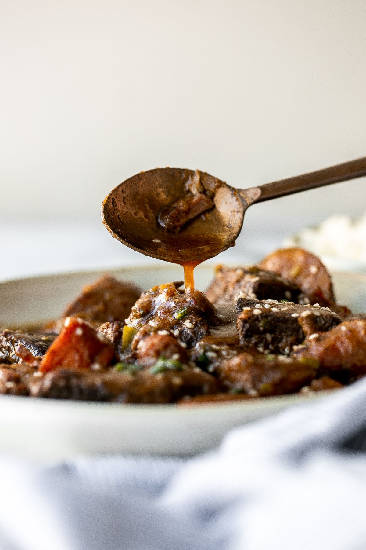 Slow Cooker Korean Short Ribs - Ahead of Thyme