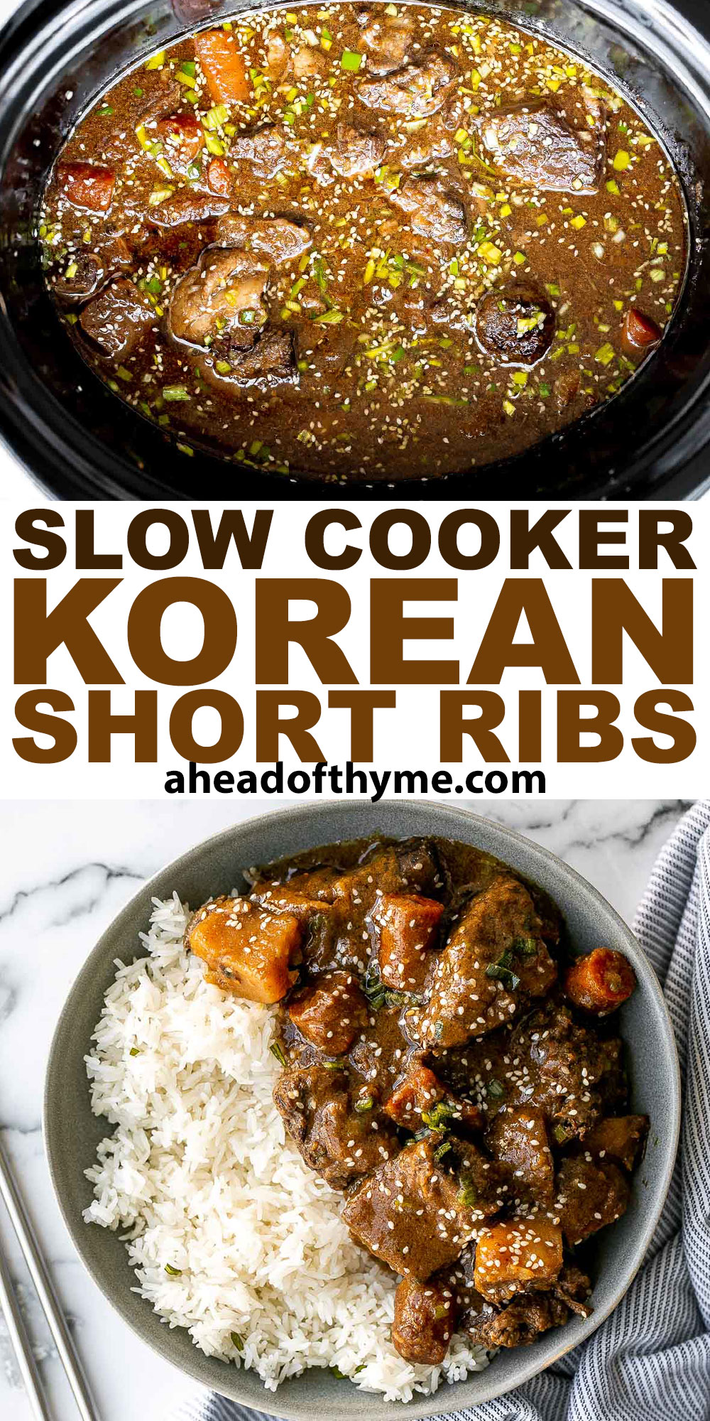Slow Cooker Korean Short Ribs