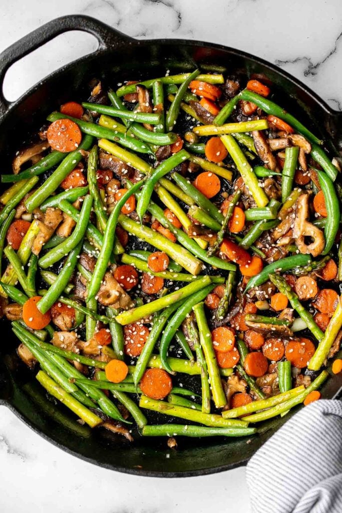 Spring Vegetable Stir Fry - Ahead of Thyme