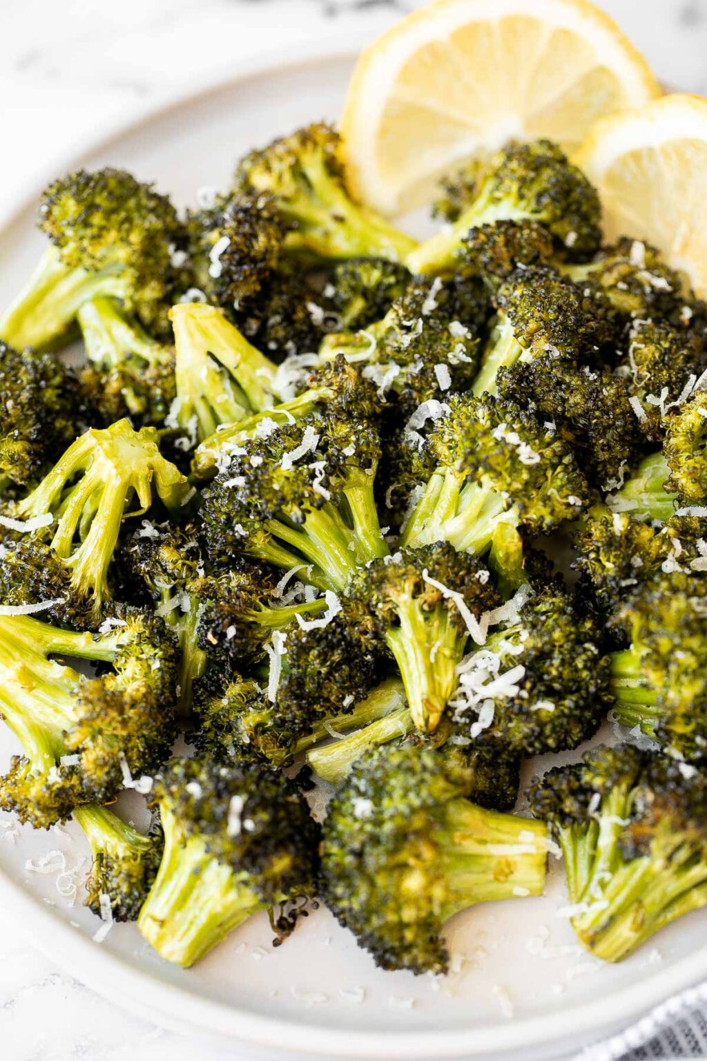 Air Fryer Broccoli Ahead of Thyme