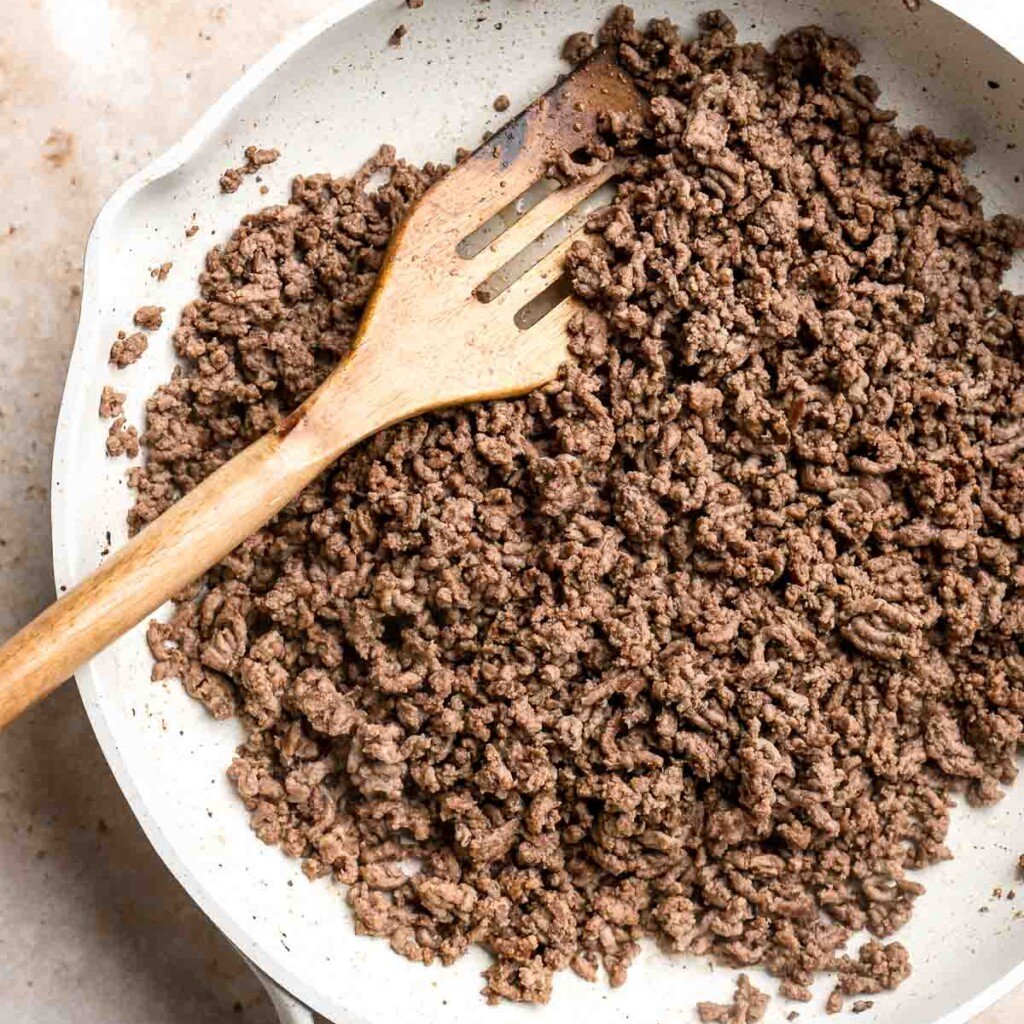 Spice up Taco Tuesday with these delicious, authentic, and easy-to-make Mexican ground beef tacos. Perfect for a quick weeknight dinner or a fiesta! | aheadofthyme.com