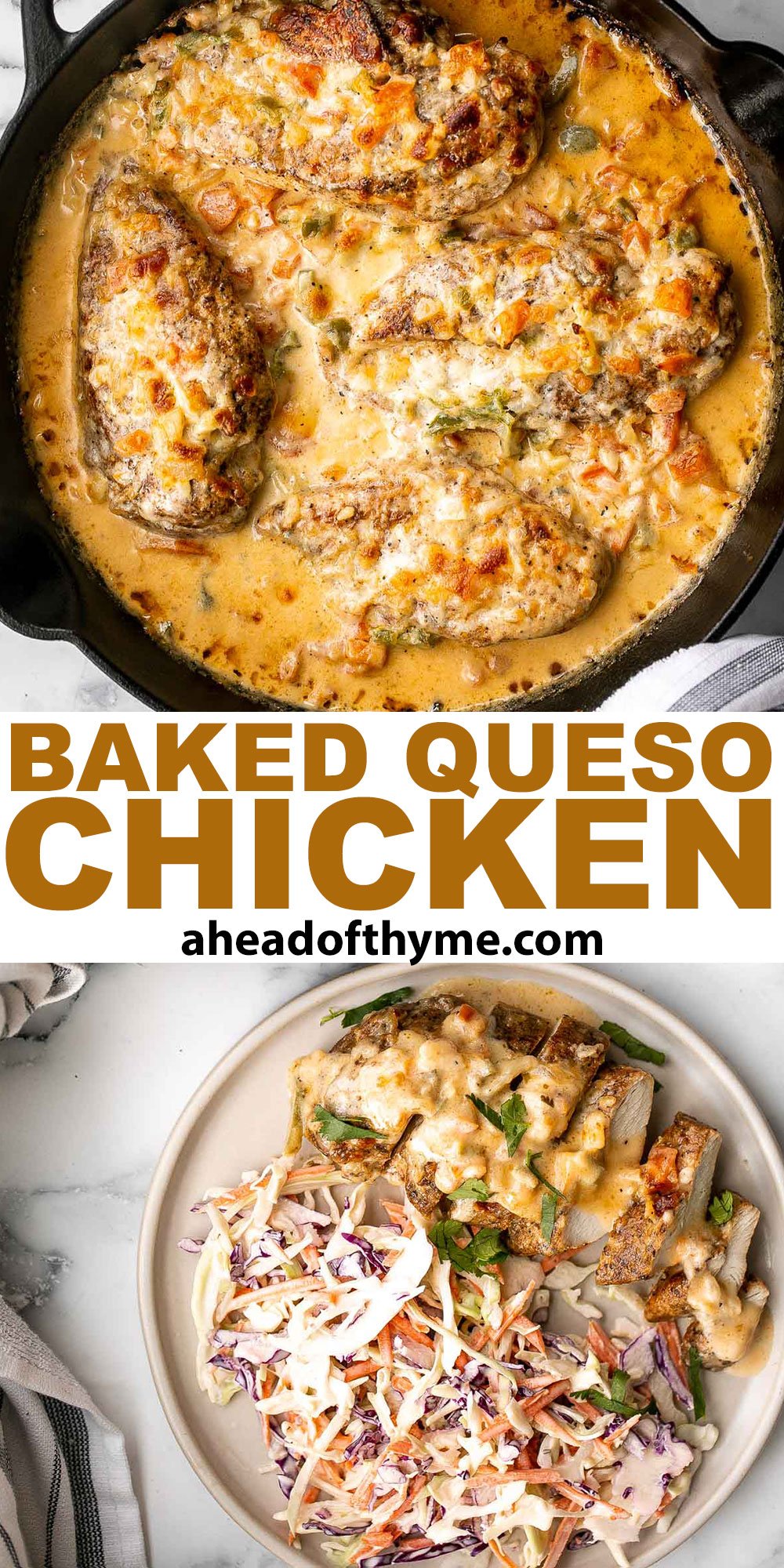 Baked Queso Chicken