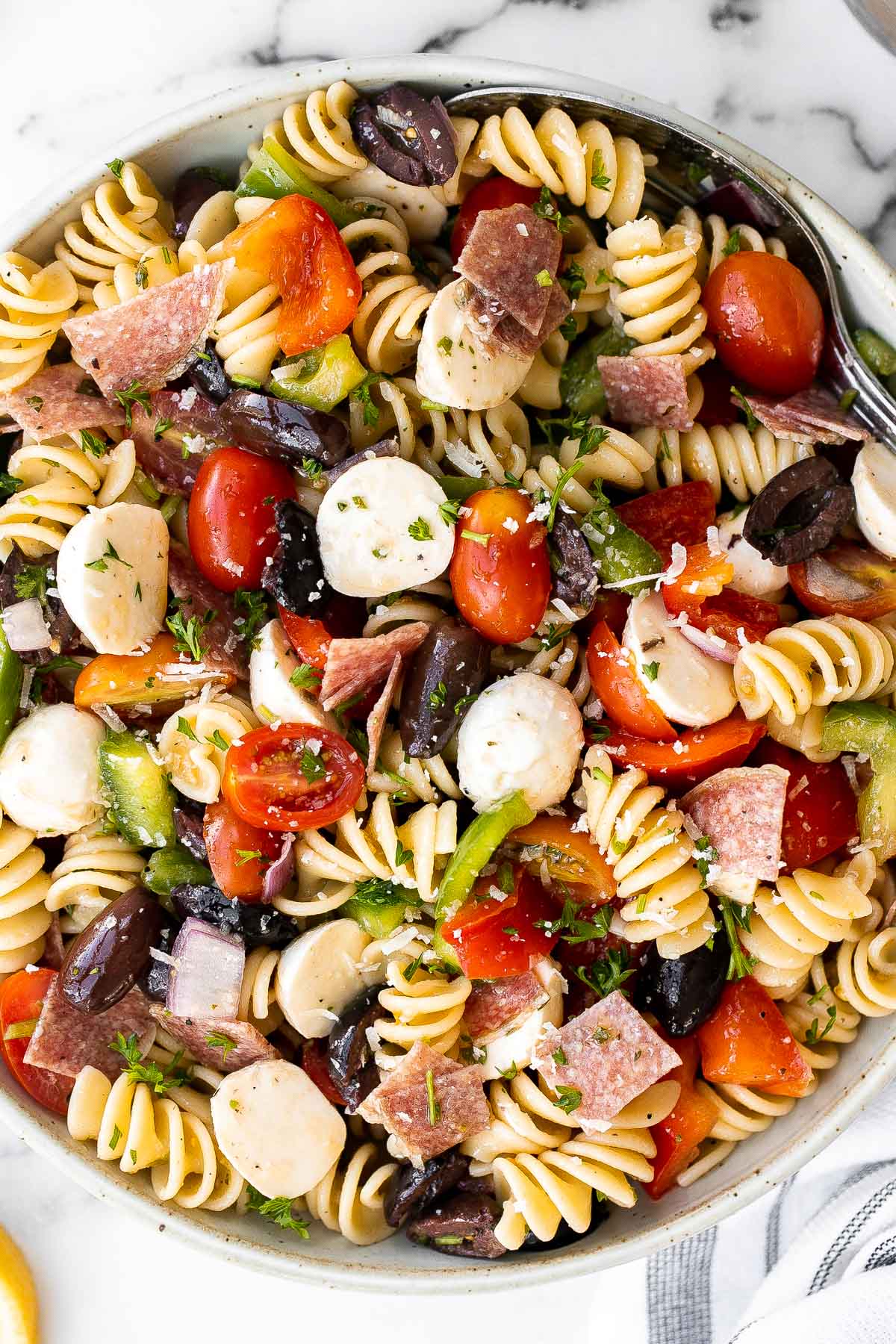 Italian Pasta Salad Ahead of Thyme