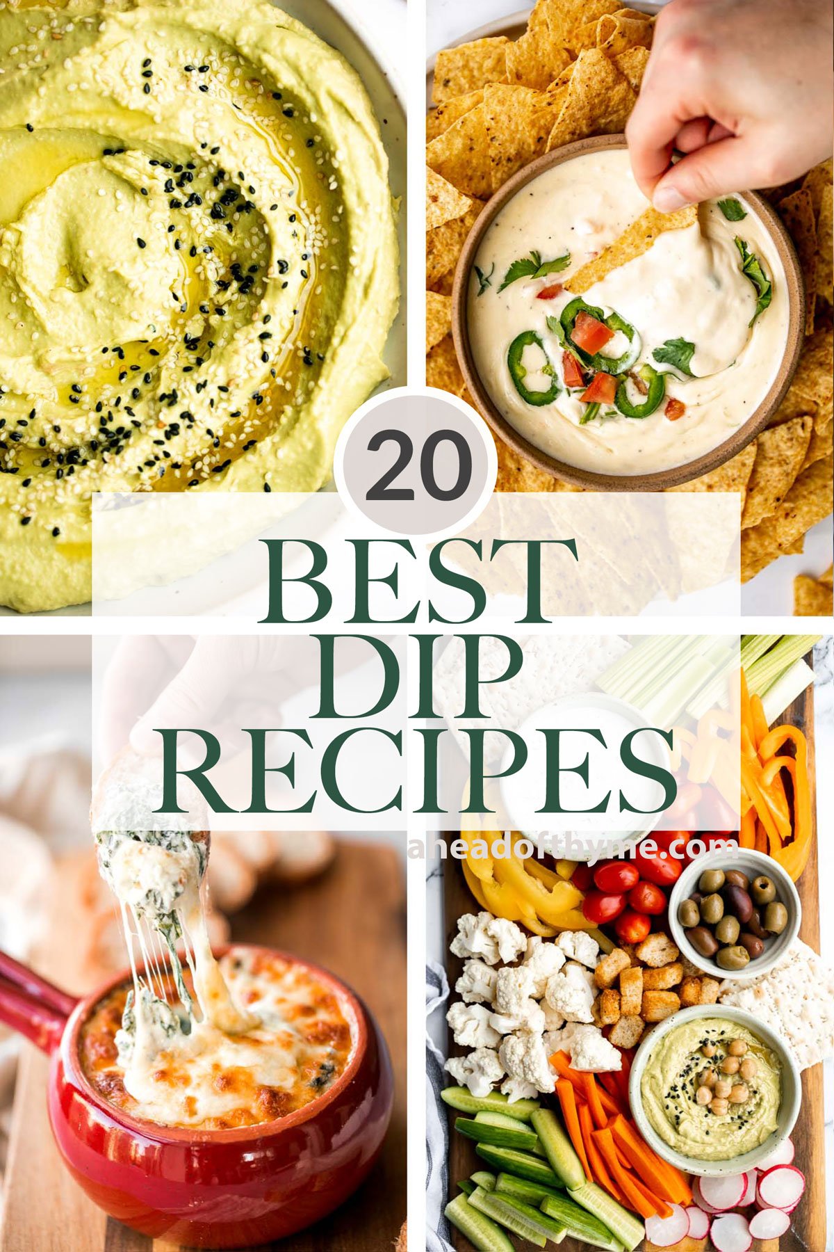 20 Best Dip Recipes - Ahead of Thyme