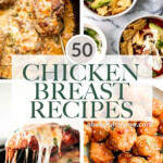 Over 50 popular best chicken breast recipes including comfort food chicken recipes, easy baked chicken and casseroles, Asian takeout, and chicken soup. | aheadofthyme.com