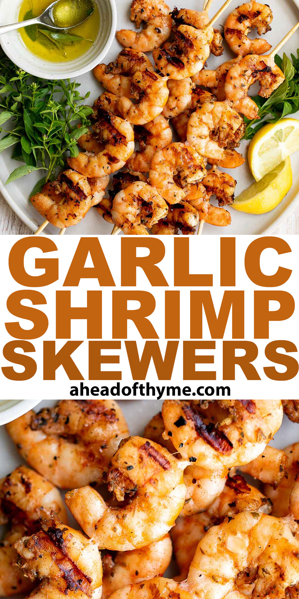 Garlic Shrimp Skewers