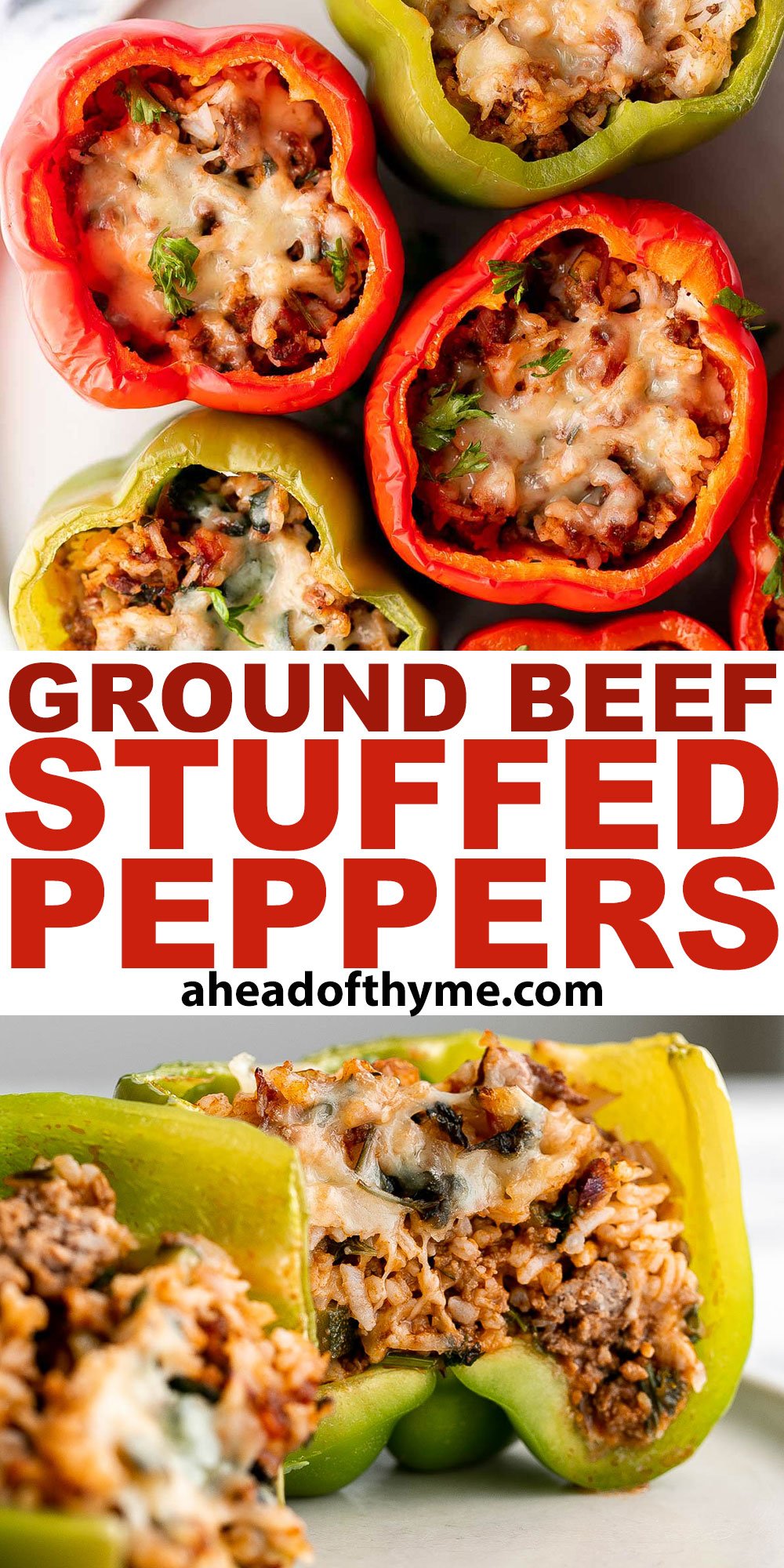 Ground Beef Stuffed Peppers