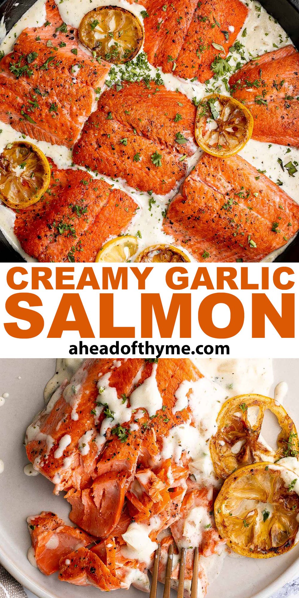 Creamy Garlic Salmon