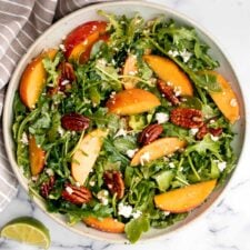 Peach Arugula Salad-image