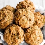 Quick and easy zucchini muffins are loaded with fresh zucchini which makes them fluffy, moist, delicious, and full of nutrients. Freezer-friendly too! | aheadofthyme.com