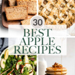 Over 30 best and most popular apple recipes including breakfast and snack recipes, dinner recipes, and all the warm and cozy apple desserts. | aheadofthyme.com