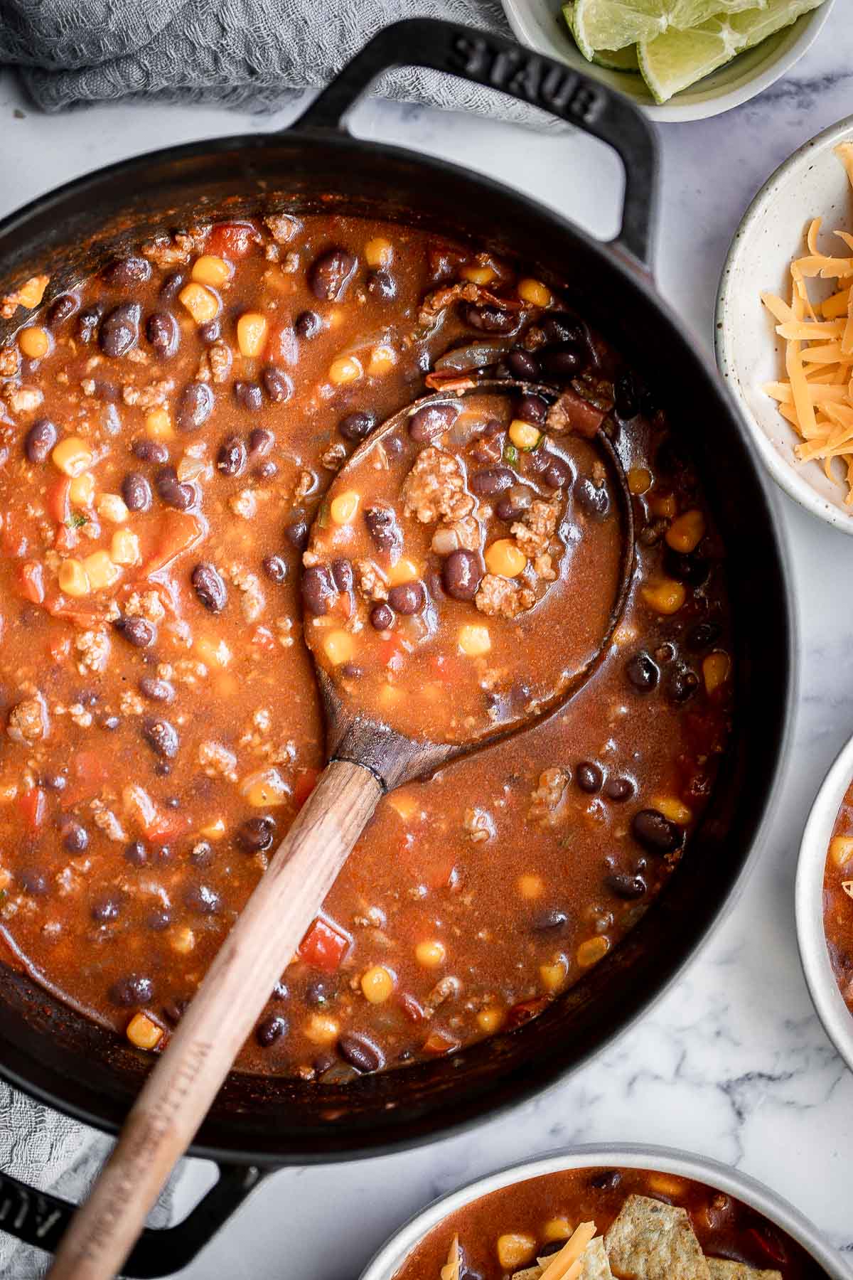 Beef Taco Soup - Ahead of Thyme