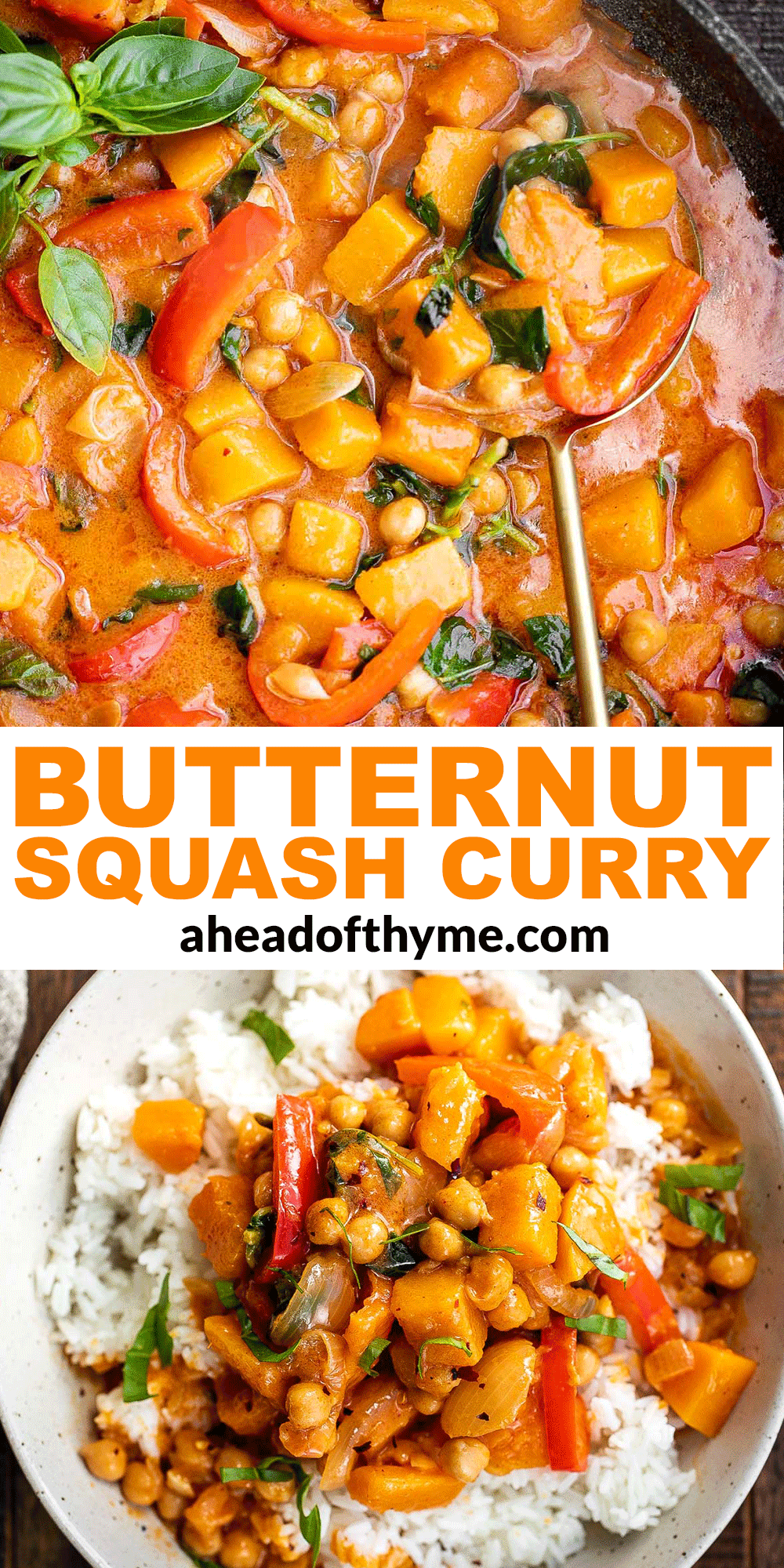 Butternut Squash Curry with Chickpeas