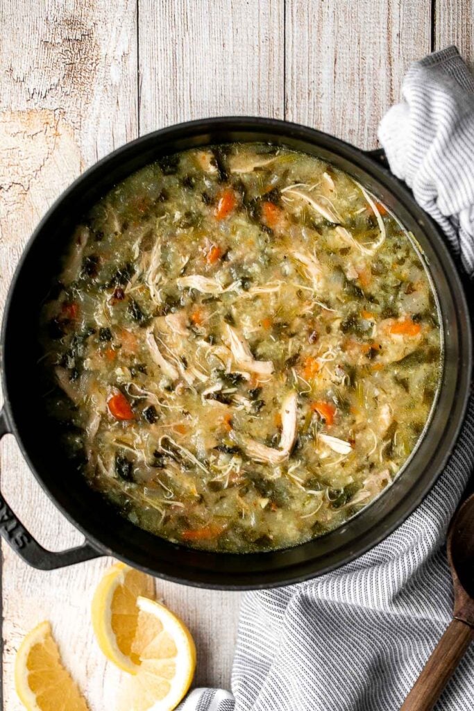 Chicken and Rice Soup - I Am Homesteader