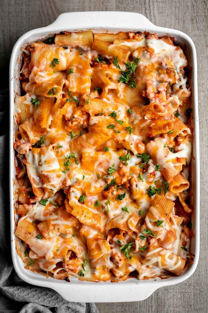 Ground Turkey Pasta Bake Ahead of Thyme