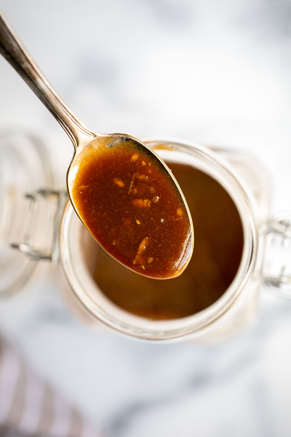 Homemade teriyaki sauce is a quick, easy, and delicious way to upgrade any meal the best sweet and salty umami flavor, made in just 5 minutes! | aheadofthyme.com