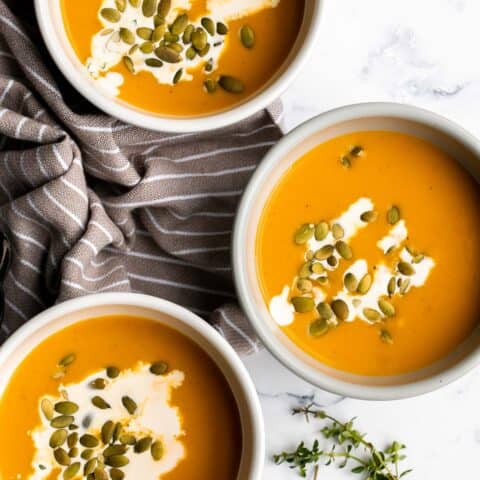 Instant Pot Butternut Squash Soup - Ahead of Thyme