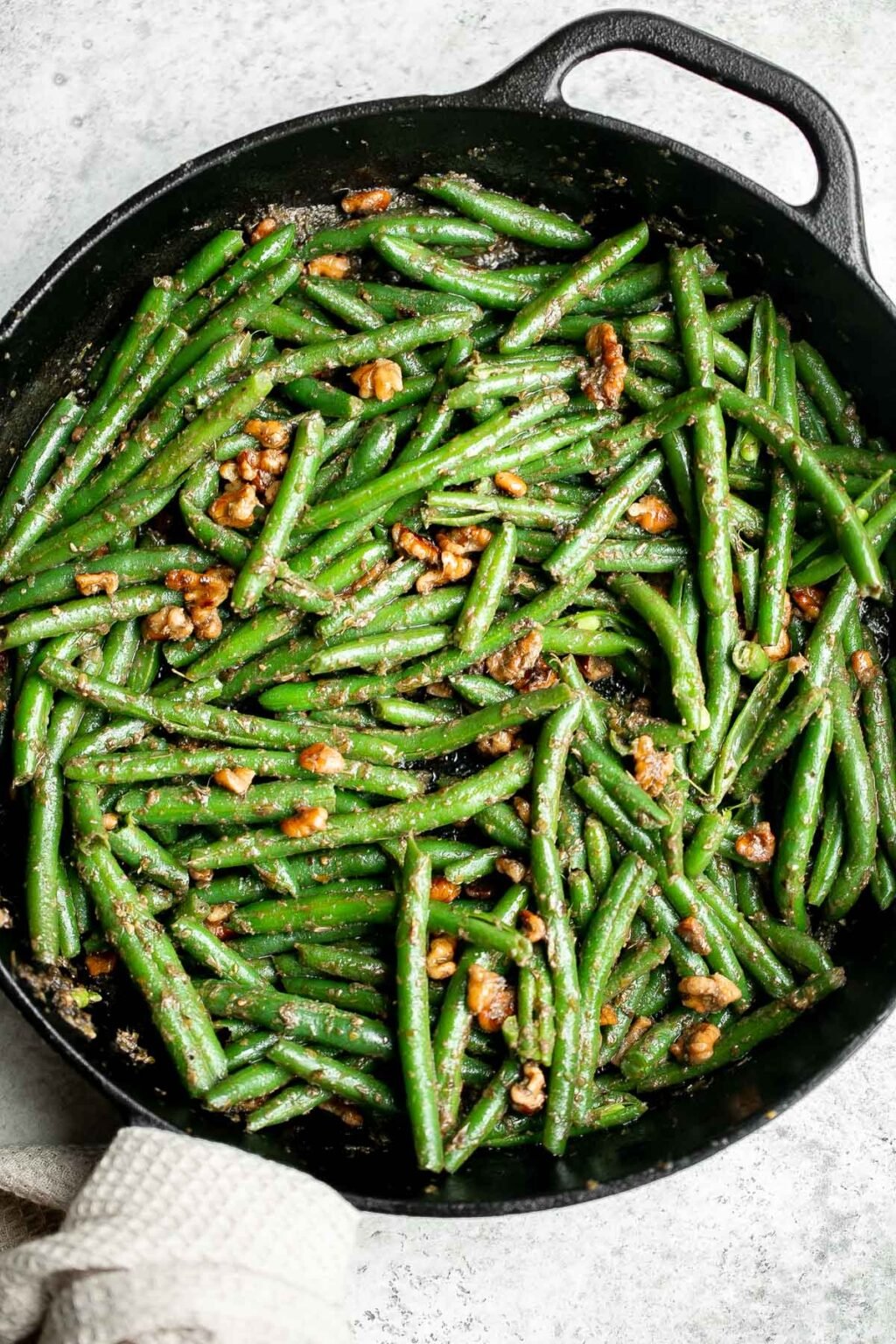Pesto Green Beans Ahead of Thyme