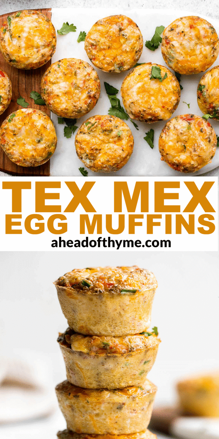 Tex Mex Egg Muffins - Ahead of Thyme