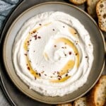 Whipped feta is light, airy, and fluffy. It's an easy yet impressive recipe that takes only 5 minutes to make in a blender with 3 simple ingredients. | aheadofthyme.com