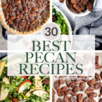 Over 30 popular best pecan recipes including pecan snack recipes, savory dinner recipes with pecans, and all the pecan desserts that go beyond pecan pie. | aheadofthyme.com